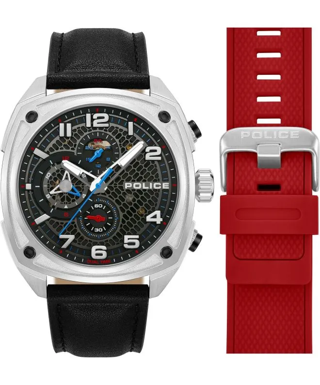 Zegarek męski Police Portland Dual Time SET PEWGF00814X1