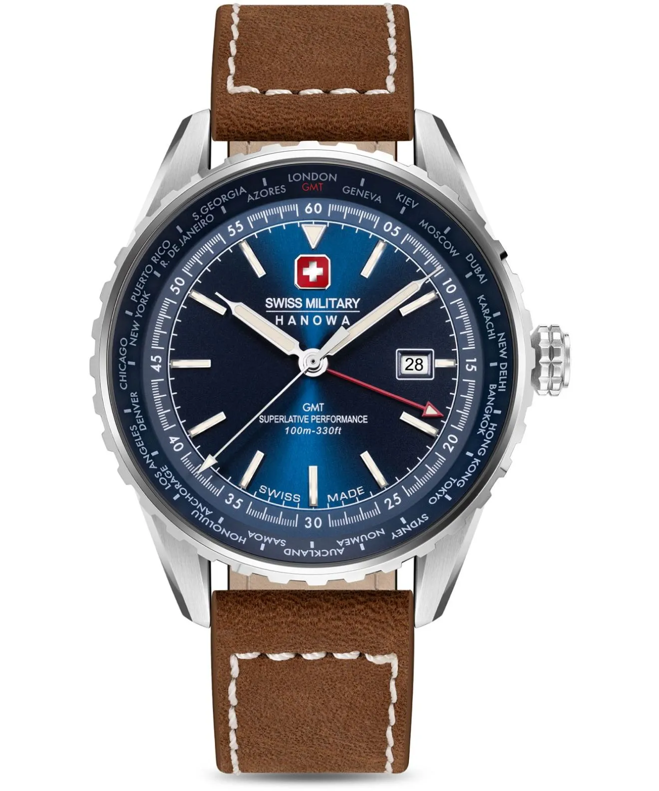 Zegarek męski Swiss Military Hanowa Afterburn GMT SMWGB0003202