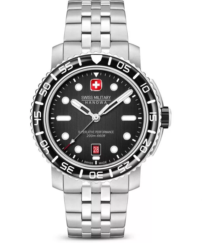 Zegarek męski Swiss Military Hanowa Black Marlin SMWGH0001702