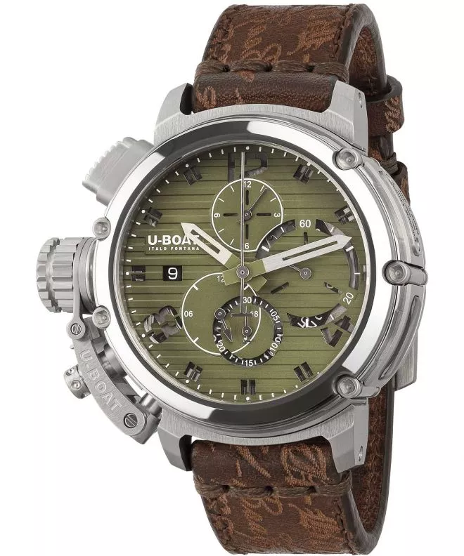 Zegarek męski U-BOAT Chimera Chrono SS Verde Limited Edition 9591