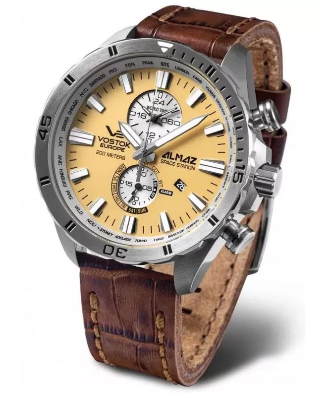 Zegarek męski Vostok Europe Almaz Space Station Limited Edition Chronograph YM8J-320A655