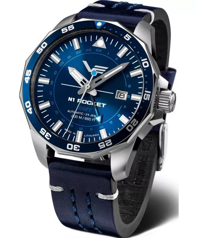 Zegarek męski Vostok Europe Rocket N-1 GMT Automatic NH34-225A712