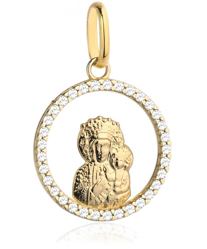 Medalik Bonore Basic San Benedetto Ullanoze złota próby 585