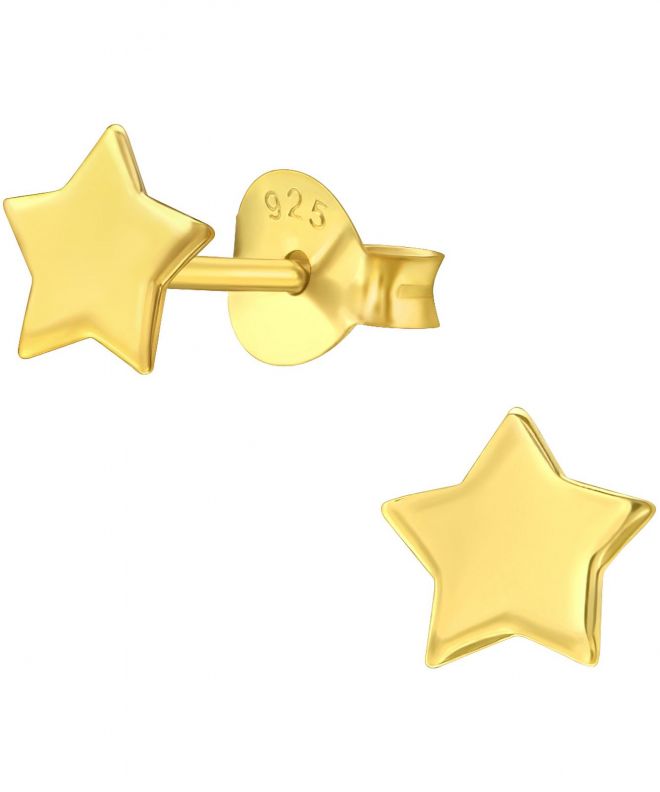 Kolczyki Bonore ze Srebra próby 925 pozłacanego Złotem 999 (24K)