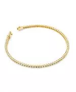 Bransoletka Bonore ze Złota próby 585 z diamentem 1,2 ct