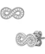 Kolczyki Fossil Infinity Sterling