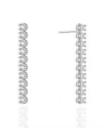 Kolczyki Bonore ze Złota próby 585 z diamentem 0,8 ct