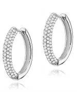 Kolczyki Bonore ze Złota próby 585 z diamentem 0,83 ct