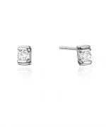Kolczyki Bonore ze Złota próby 585 z diamentem 0,2 ct