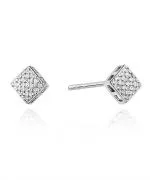 Kolczyki Bonore ze Złota próby 585 z diamentem 0,16 ct