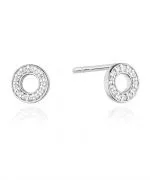 Kolczyki Bonore ze Złota próby 585 z diamentem 0,13 ct