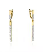 Kolczyki Bonore ze Złota próby 585 z diamentem 0,56 ct