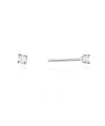 Kolczyki Bonore ze Złota próby 585 z diamentem 0,08 ct