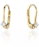 Kolczyki Bonore Elegant Atena Lucanaze złota próby 585 z diamentem 0,04 ct