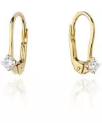 Kolczyki Bonore Elegant Bellosguardoze złota próby 585 z diamentem 0,07 ct