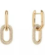 Kolczyki Daniel Wellington Crystal Link Gold