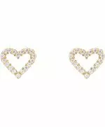 Kolczyki Daniel Wellington Mirelle Heart Gold