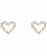 Kolczyki Daniel Wellington Mirelle Heart Rose Gold