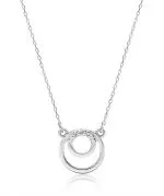 Łańcuszek Bonore 42 - 45 cm ze Złota próby 585 z diamentem 0,015 ct