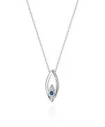 Łańcuszek Bonore 42 - 45 cm ze Złota próby 585 z szafirem 0,05 ct