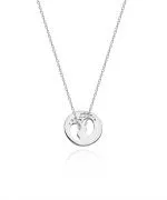 Łańcuszek Bonore 42 - 45 cm ze Złota próby 585 z diamentem 0,005 ct