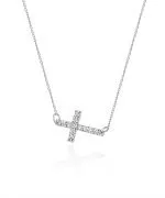 Łańcuszek Bonore 42 - 45 cm ze Złota próby 585 z diamentem 0,06 ct