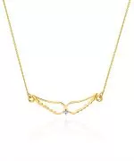 Łańcuszek Bonore 42 - 45 cm ze Złota próby 585 z diamentem 0,005 ct