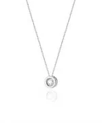 Łańcuszek Bonore 42 - 45 cm ze Złota próby 585 z diamentem 0,08 ct