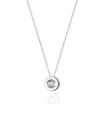 Łańcuszek Bonore 42 - 45 cm ze Złota próby 585 z diamentem 0,03 ct