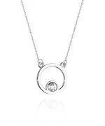 Łańcuszek Bonore 42 - 45 cm ze Złota próby 585 z diamentem 0,01 ct