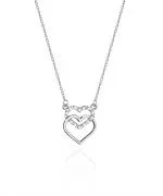 Łańcuszek Bonore 42 - 45 cm ze Złota próby 585 z diamentem 0,05 ct