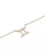 Naszyjnik Daniel Wellington Crystal Zodiac Chain Gold Gemini