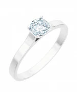 Pierścionek Bonore Elegant Pragelatoz białego złota próby 585 z diamentem 0,7 ct