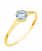 Pierścionek Bonore Elegant Villalverniaze złota próby 585 z diamentem 1 ct