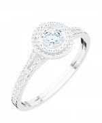 Pierścionek Bonore Crystal Teverolaz białego złota próby 585 z diamentem 0,4 ct
