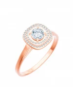 Pierścionek Bonore Crystal Sozzagoz różowego złota próby 585 z diamentem 0,5 ct