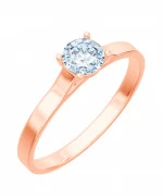 Pierścionek Bonore Elegant Gozzanoz różowego złota próby 585 z diamentem 0,7 ct