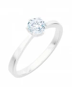 Pierścionek Bonore Elegant Brondelloz białego złota próby 585 z diamentem 0,7 ct