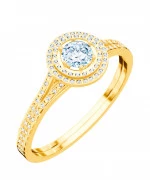Pierścionek Bonore Crystal Vedelagoze złota próby 585 z diamentem 0,5 ct