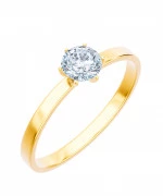 Pierścionek Bonore Elegant Vaglio Serraze złota próby 585 z diamentem 1 ct