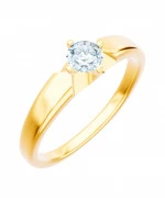 Pierścionek Bonore Elegant Fierozzoze złota próby 585 z diamentem 0,5 ct