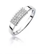 Pierścionek Bonore ze Złota próby 585 z diamentem 0,2 ct