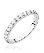 Pierścionek Bonore ze Złota próby 585 z diamentem 0,34 ct