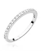 Pierścionek Bonore ze Złota próby 585 z diamentem 0,18 ct