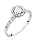 Pierścionek Bonore ze Złota próby 585 z diamentem 0,64 ct