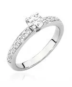 Pierścionek Bonore ze Złota próby 585 z diamentem 0,6 ct