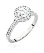 Pierścionek Bonore ze Złota próby 585 z diamentem 1,38 ct