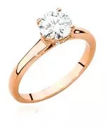 Pierścionek Bonore ze Złota próby 585 z diamentem 1,07 ct