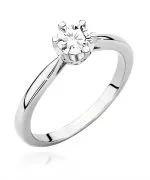 Pierścionek Bonore ze Złota próby 585 z diamentem 0,56 ct