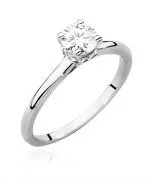Pierścionek Bonore ze Złota próby 585 z diamentem 0,56 ct